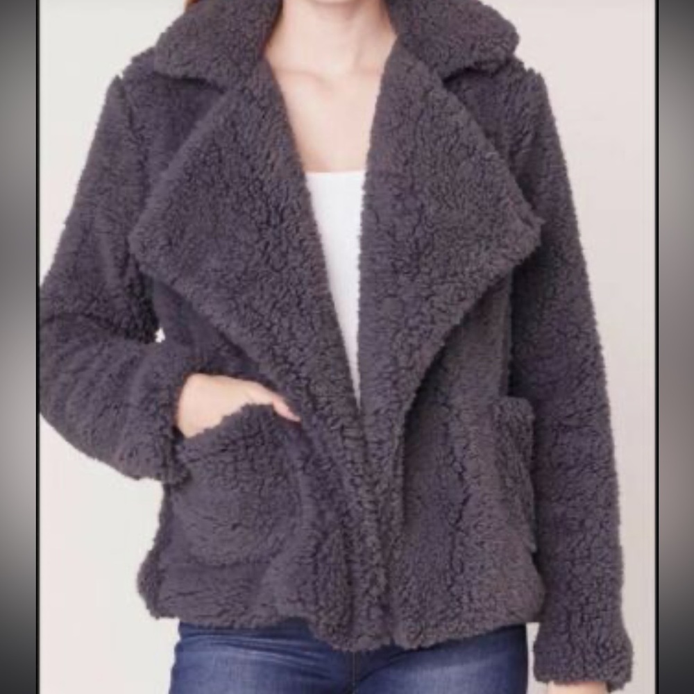 Jack by BB Dakota fuzzy teddy jacket
